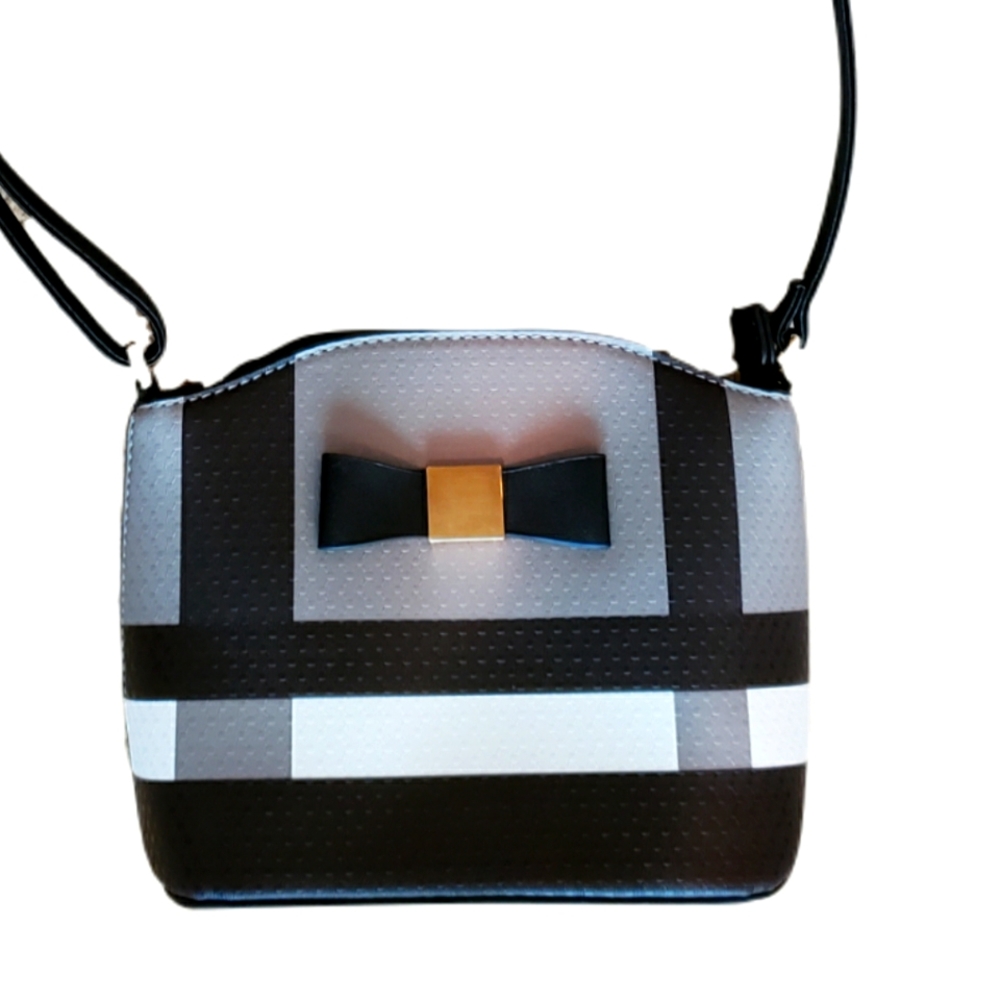 Vegan Plaid Small Cross Body Purse-NWOT